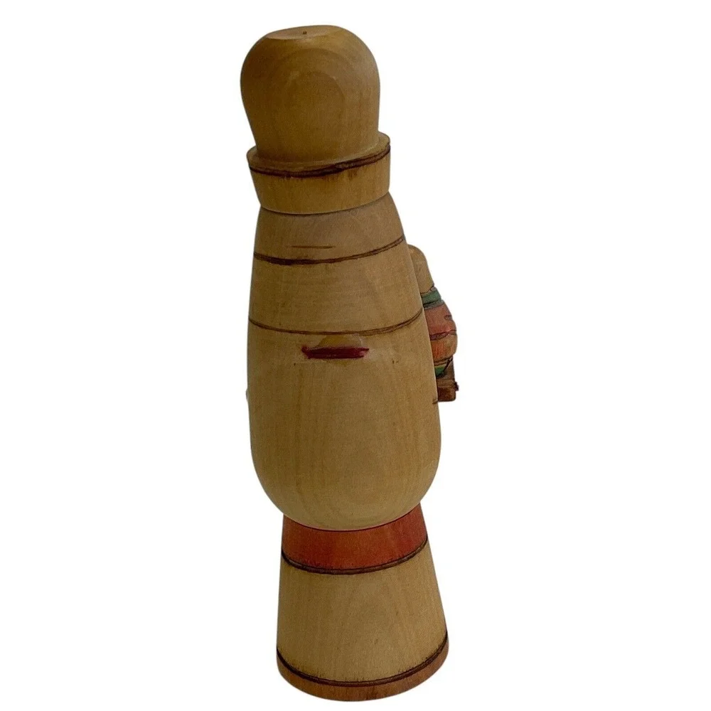 Santa Wood Russian Statue Russia Folk‎ Art Holiday Figurine Holiday Decor